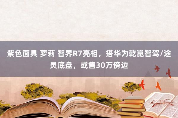 紫色面具 萝莉 智界R7亮相，搭华为乾崑智驾/途灵底盘，或售30万傍边