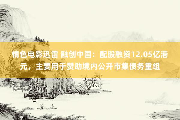 情色电影迅雷 融创中国：配股融资12.05亿港元，主要用于赞助境内公开市集债务重组