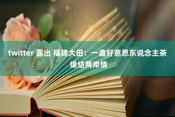 twitter 露出 福建大田：一盏好意思东说念主茶 缘结两岸情