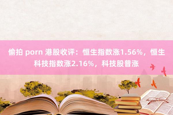 偷拍 porn 港股收评：恒生指数涨1.56%，恒生科技指数涨2.16%，科技股普涨