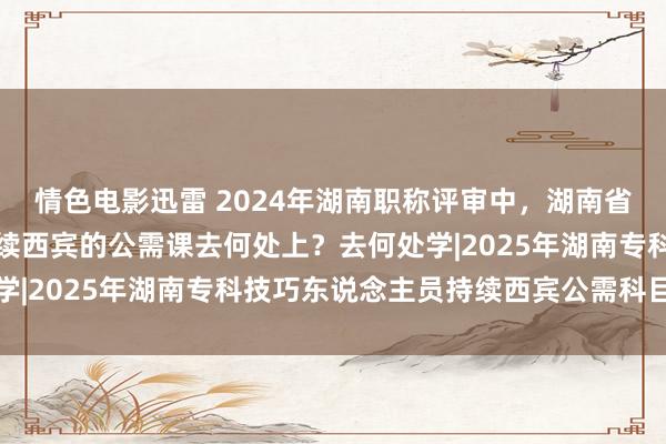 情色电影迅雷 2024年湖南职称评审中，湖南省专科技巧东说念主员持续西宾的公需课去何处上？去何处学|2025年湖南专科技巧东说念主员持续西宾公需科目学时