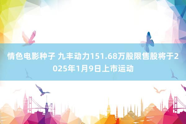 情色电影种子 九丰动力151.68万股限售股将于2025年1月9日上市运动